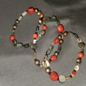 Tuscan Sun stretch bracelets
